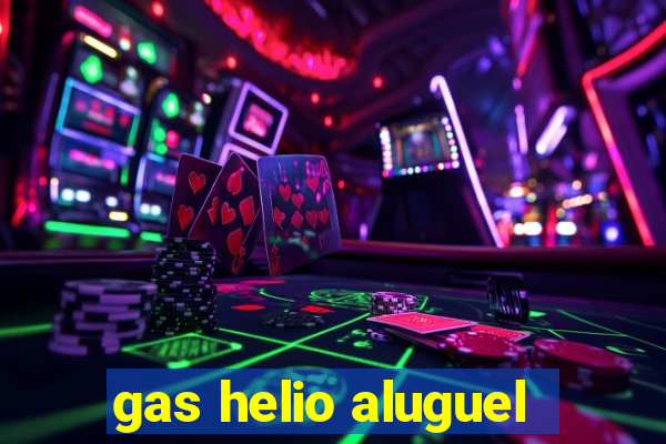 gas helio aluguel